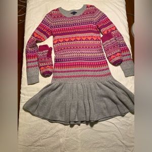 Gap kids dress like new worn one time with gloves